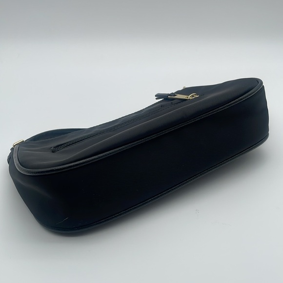 GUESS Black Hand Bag with Gold Accents - Picture 5 of 6